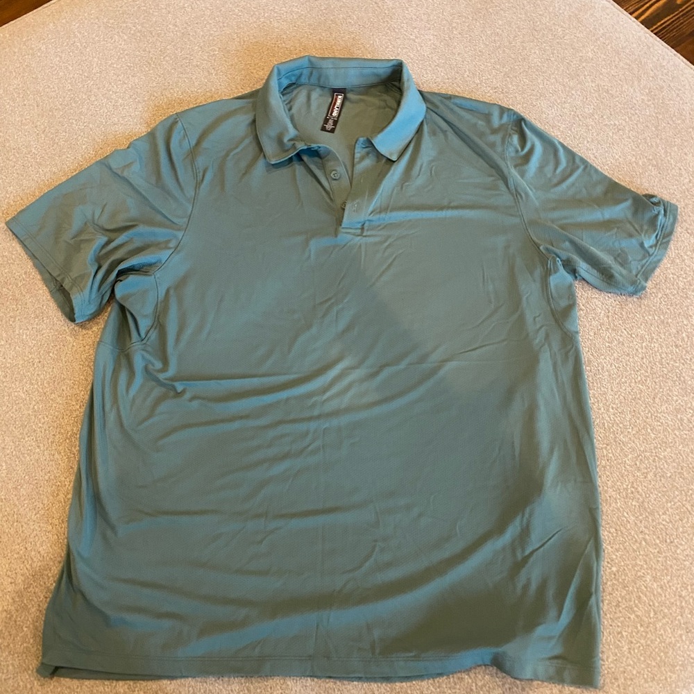 Kirkland Signature Teal Polo Shirt